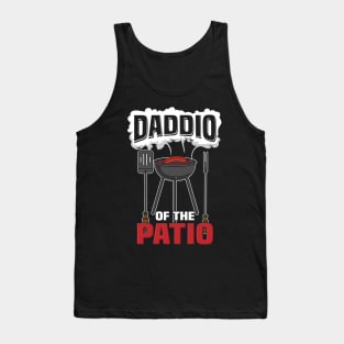 Daddio of the patio - Funny BBQ Grillmaster Dad Tank Top